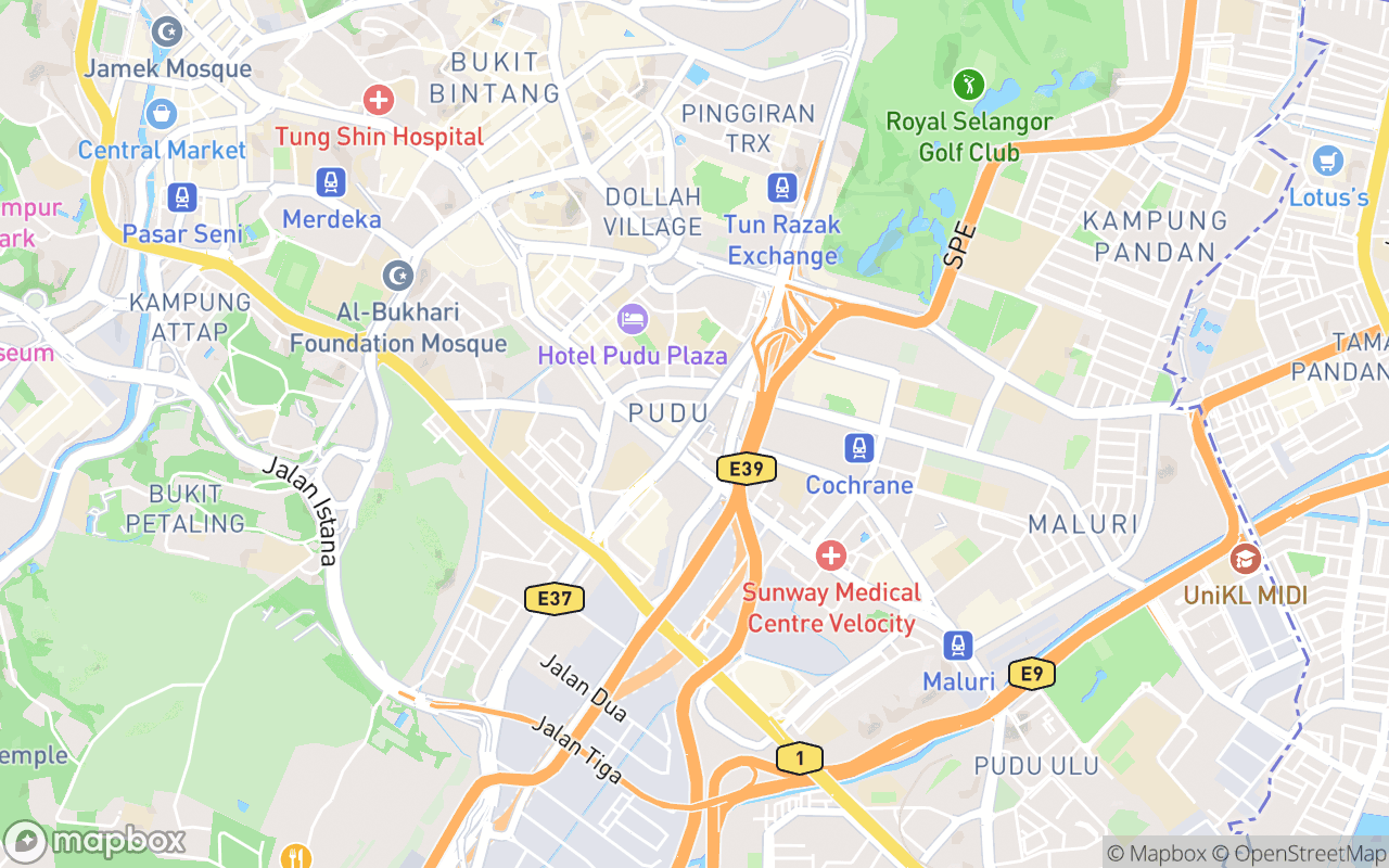 Map showing the location of Foong Lian