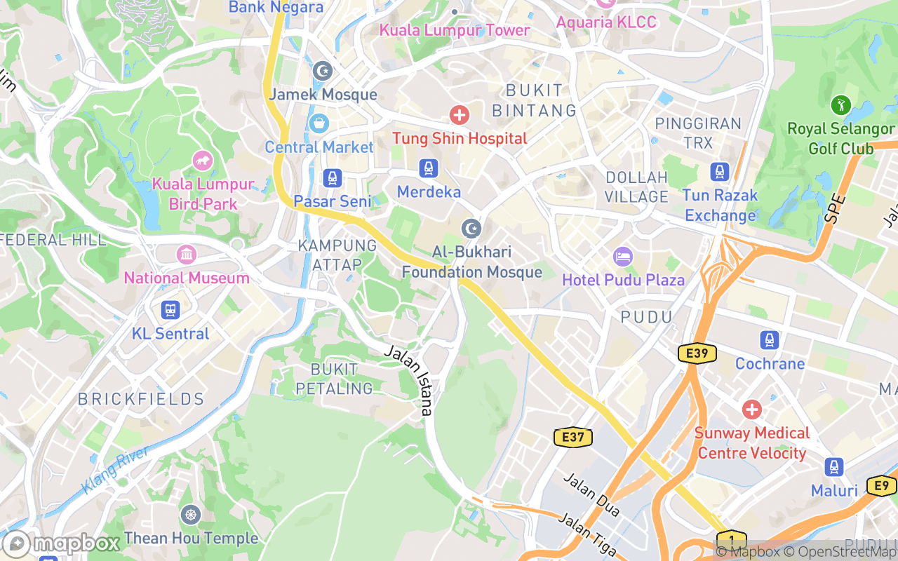 Map showing the location of Cafe Cafe