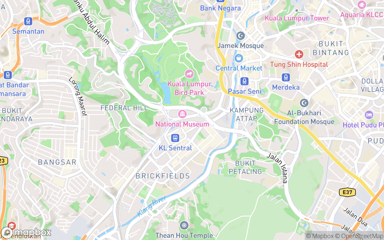 Map showing the location of Ushi