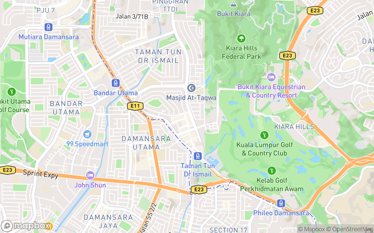 Map showing the location of Liserra Coffee
