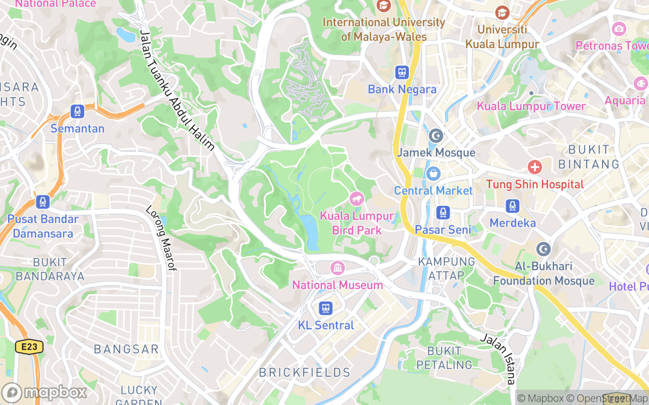 Map showing the location of Deer Park
