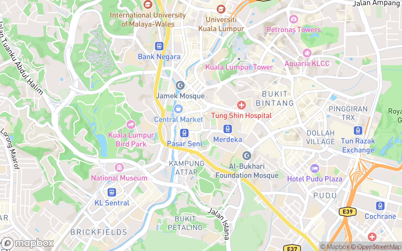 Map showing the location of Monster. A Garden Cafe
