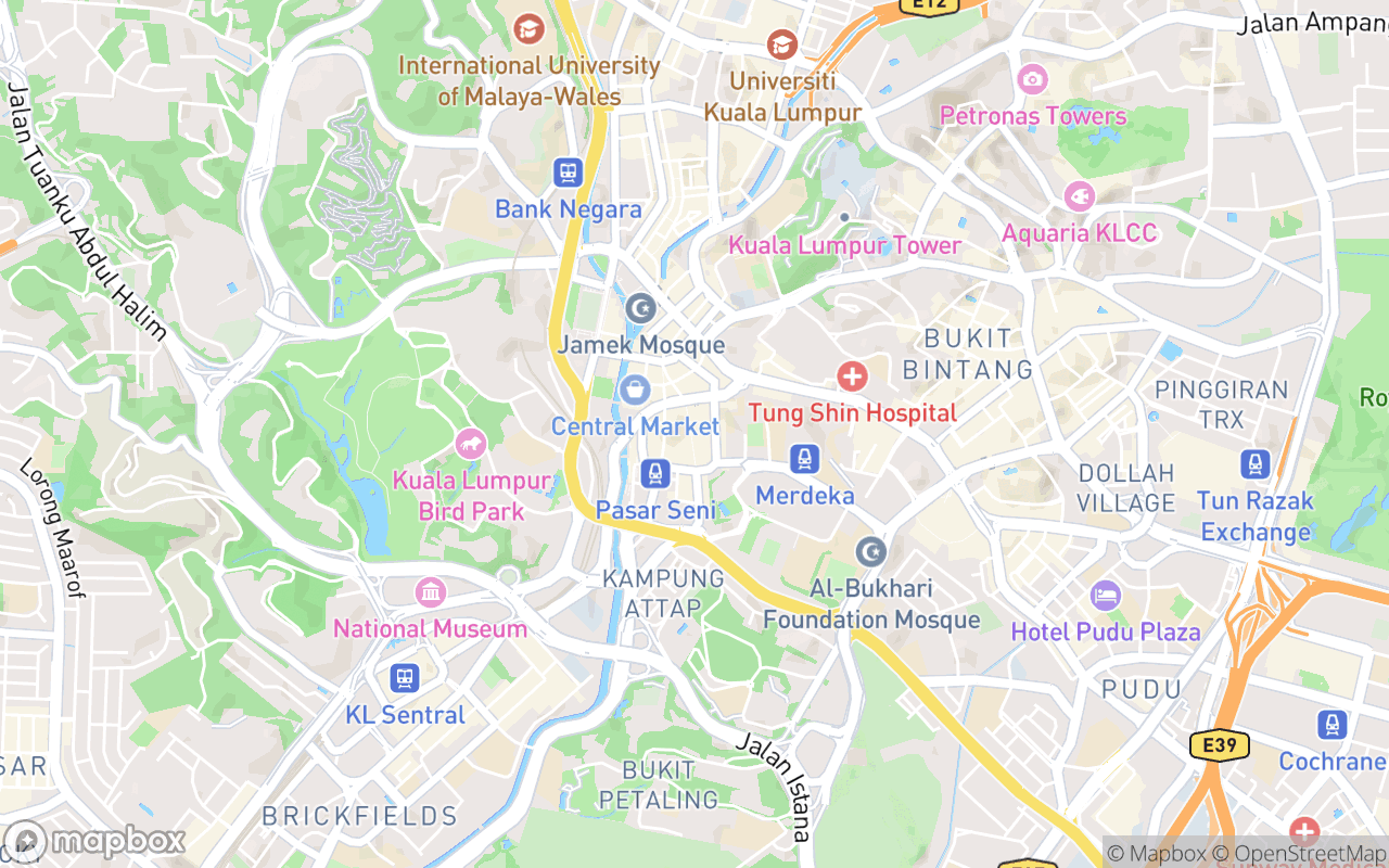 Map showing the location of ZEN Rooms Chinatown Petaling Street