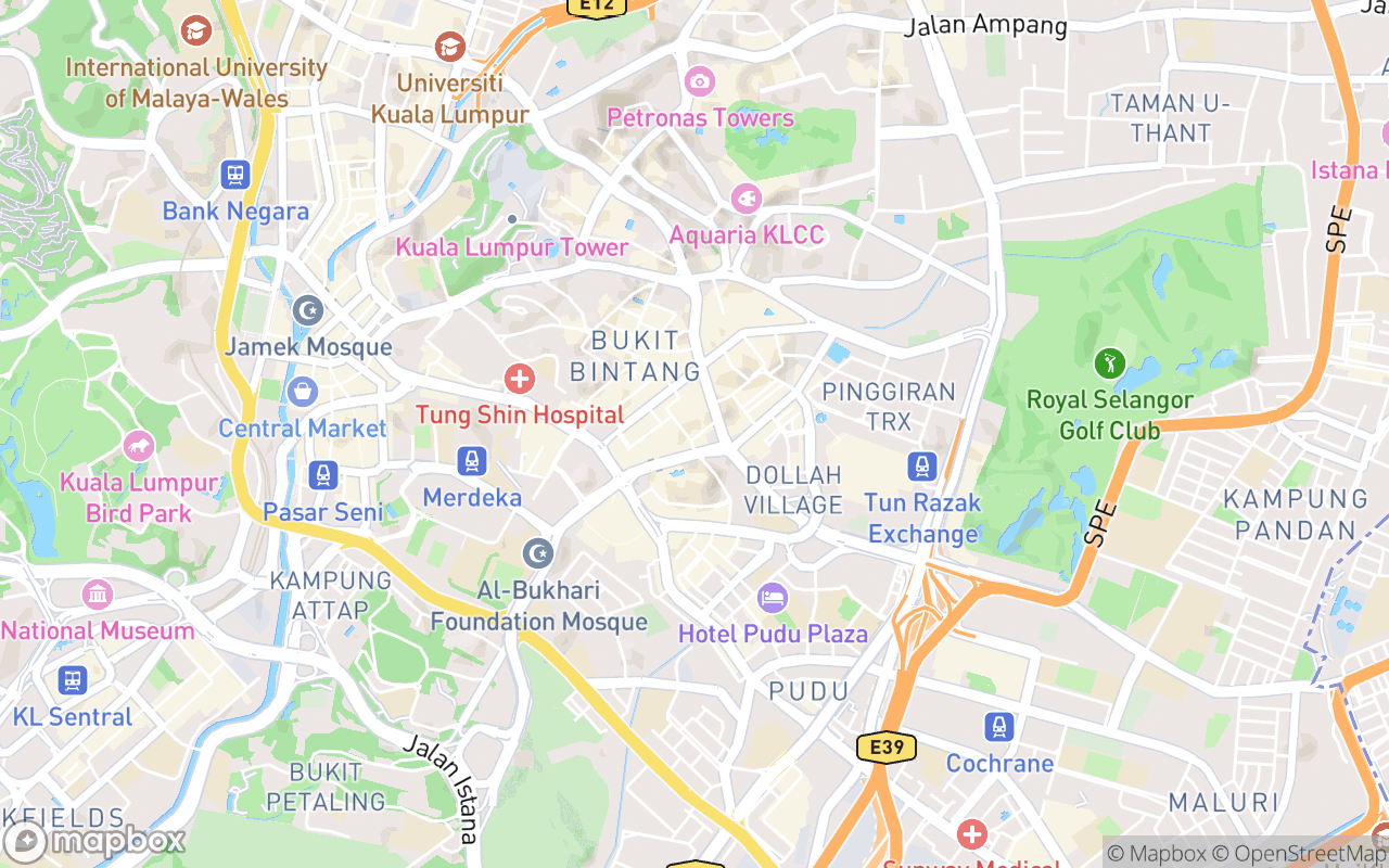 Map showing the location of MinNature Malaysia