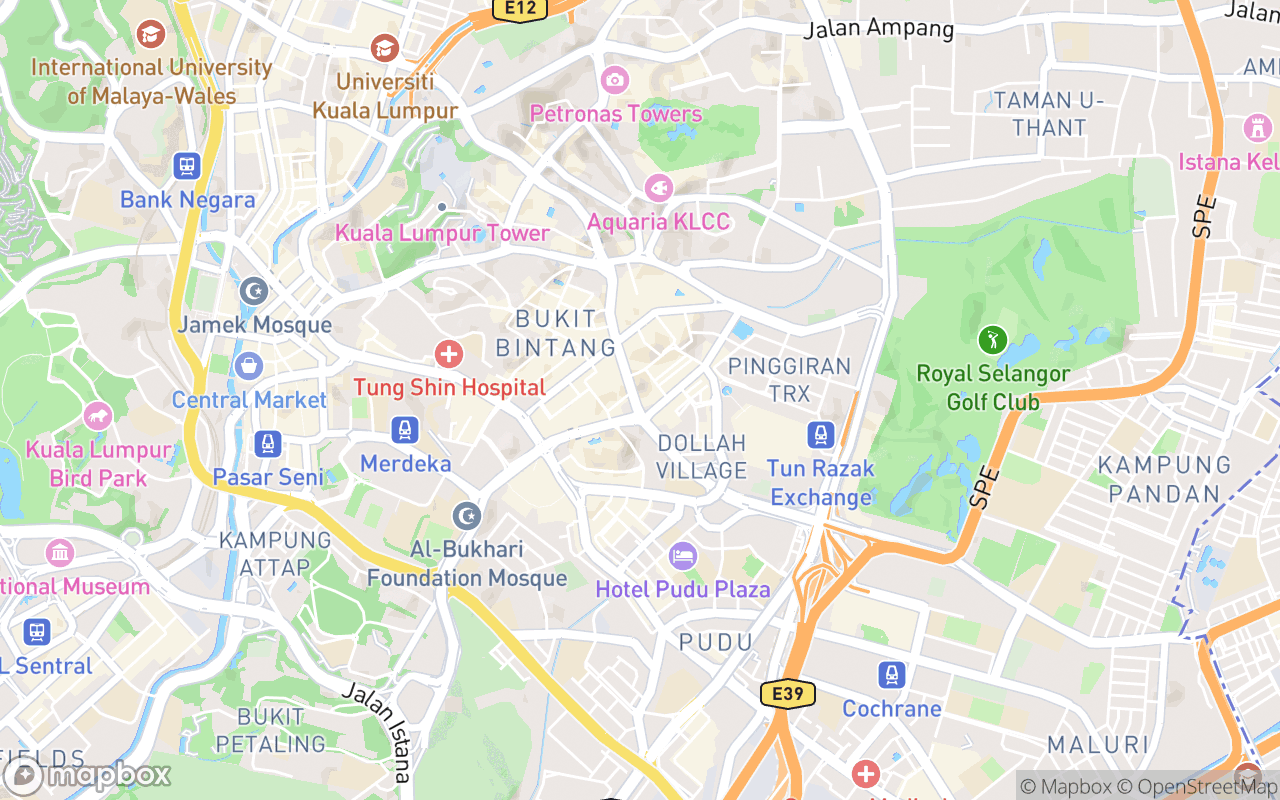 Map showing the location of PARKROYAL COLLECTION Kuala Lumpur