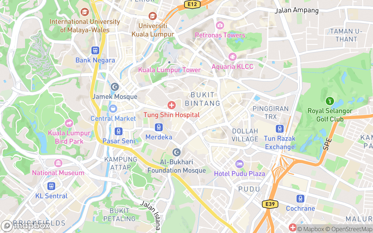 Map showing the location of citizenM Hotel