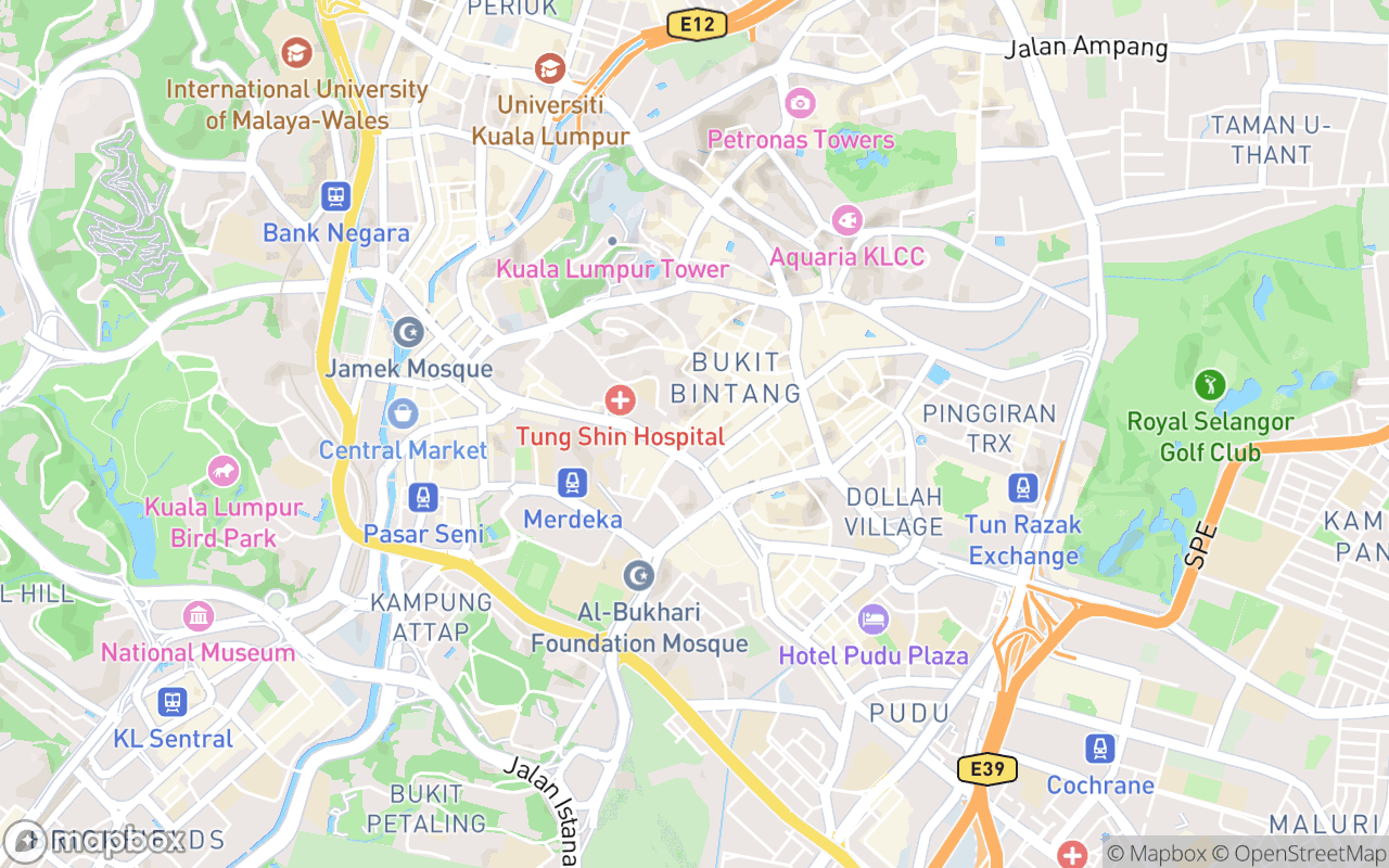 Map showing the location of Chaang Thai Massage  Spa