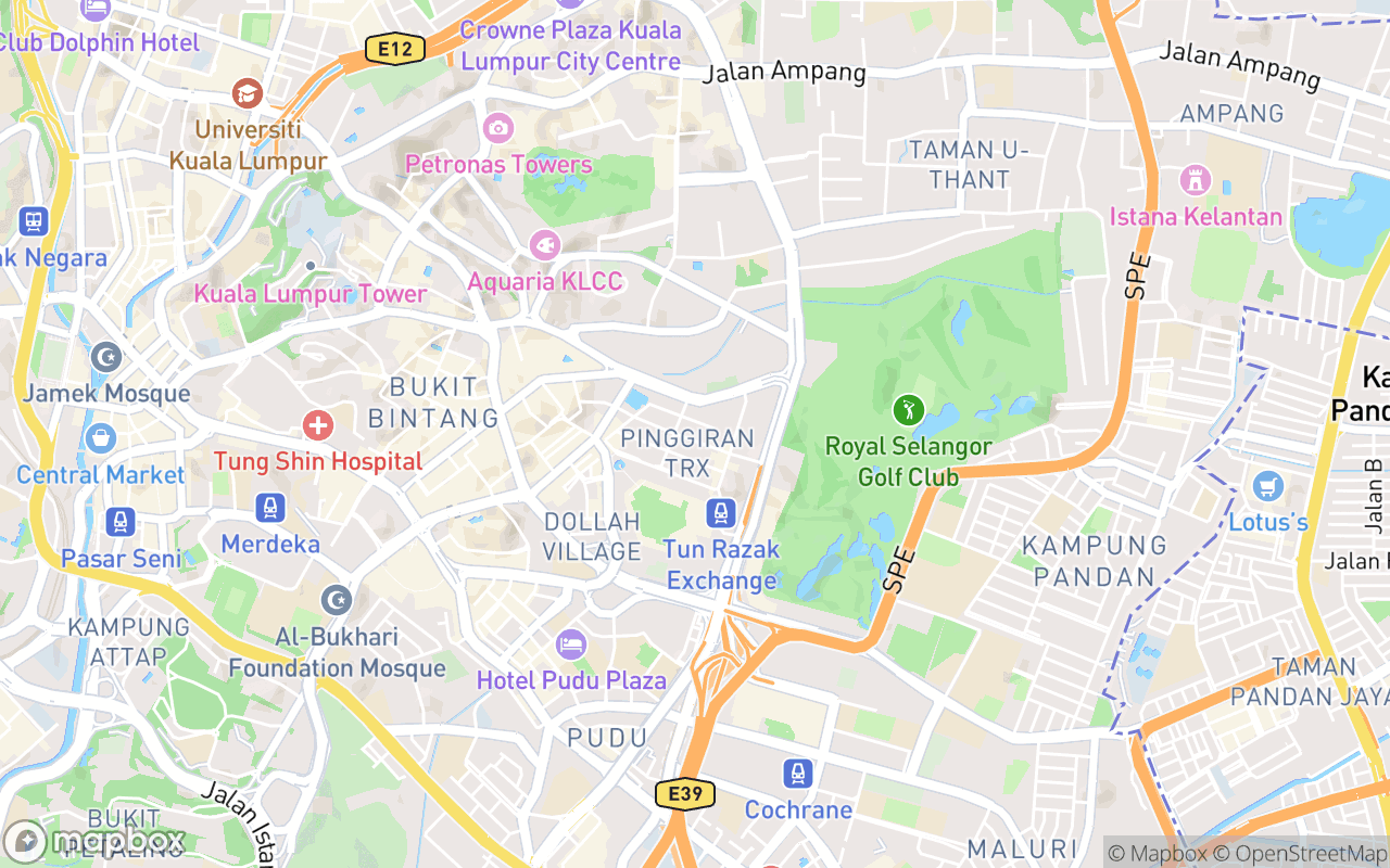 Map showing the location of Jadi Batek Gallery