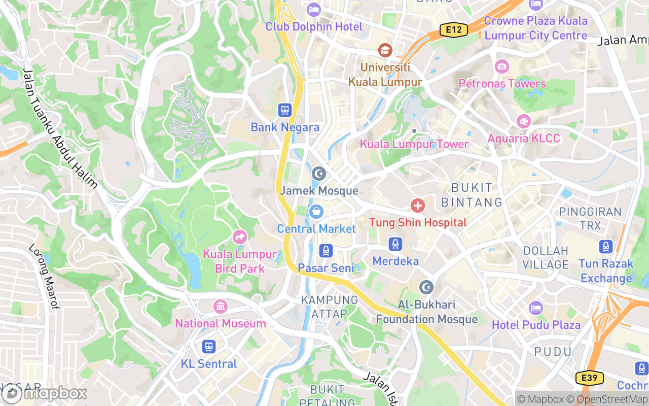 Map showing the location of Leo Leisure Hotel  Central Market