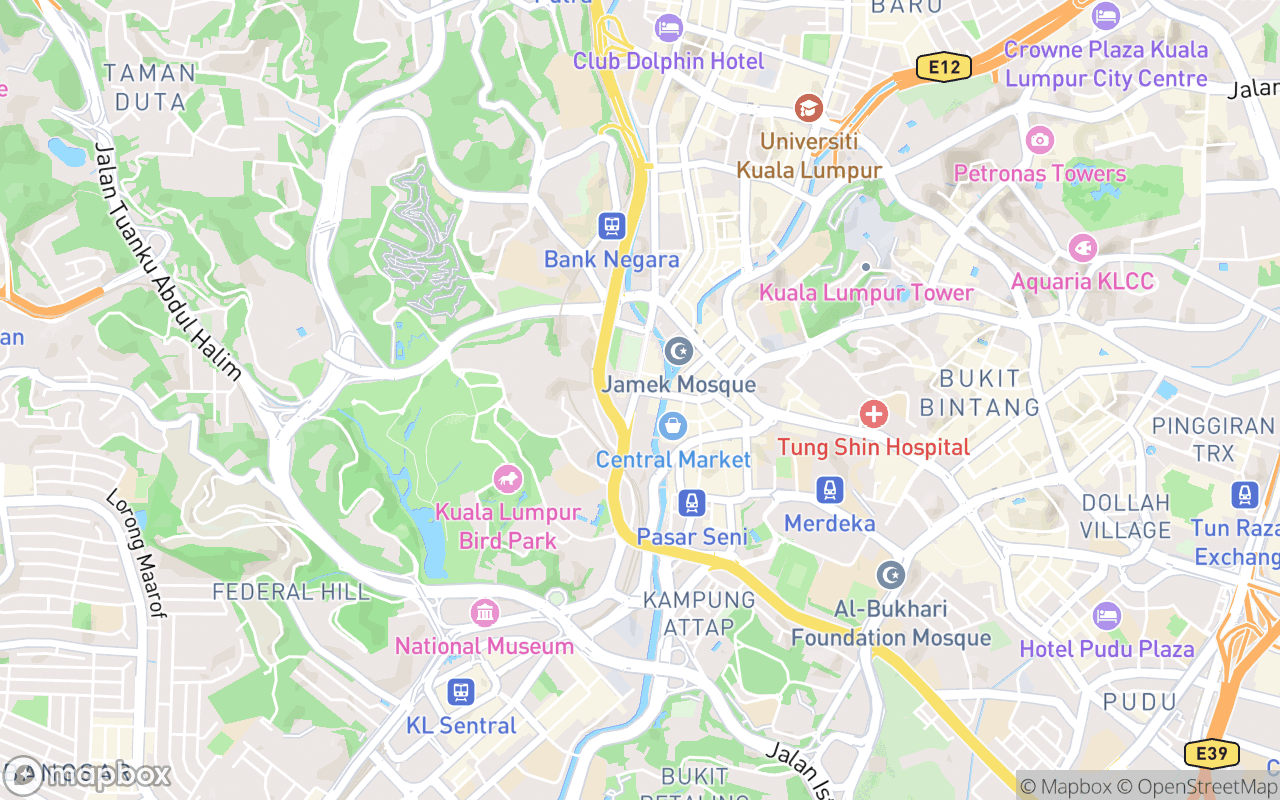 Map showing the location of National Textiles Museum
