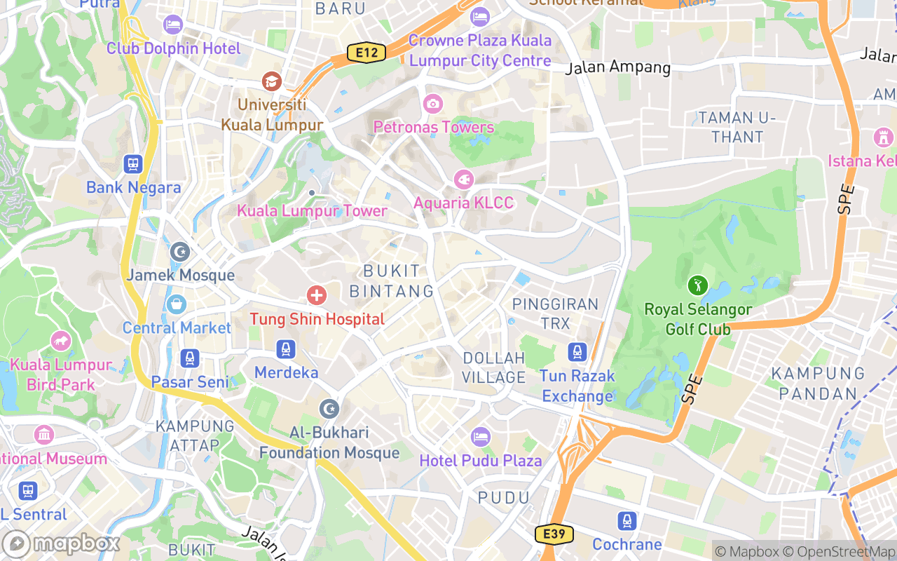 Map showing the location of Museum of Illusions Kuala Lumpur