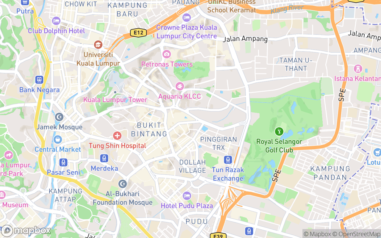 Map showing the location of Tokyo Street