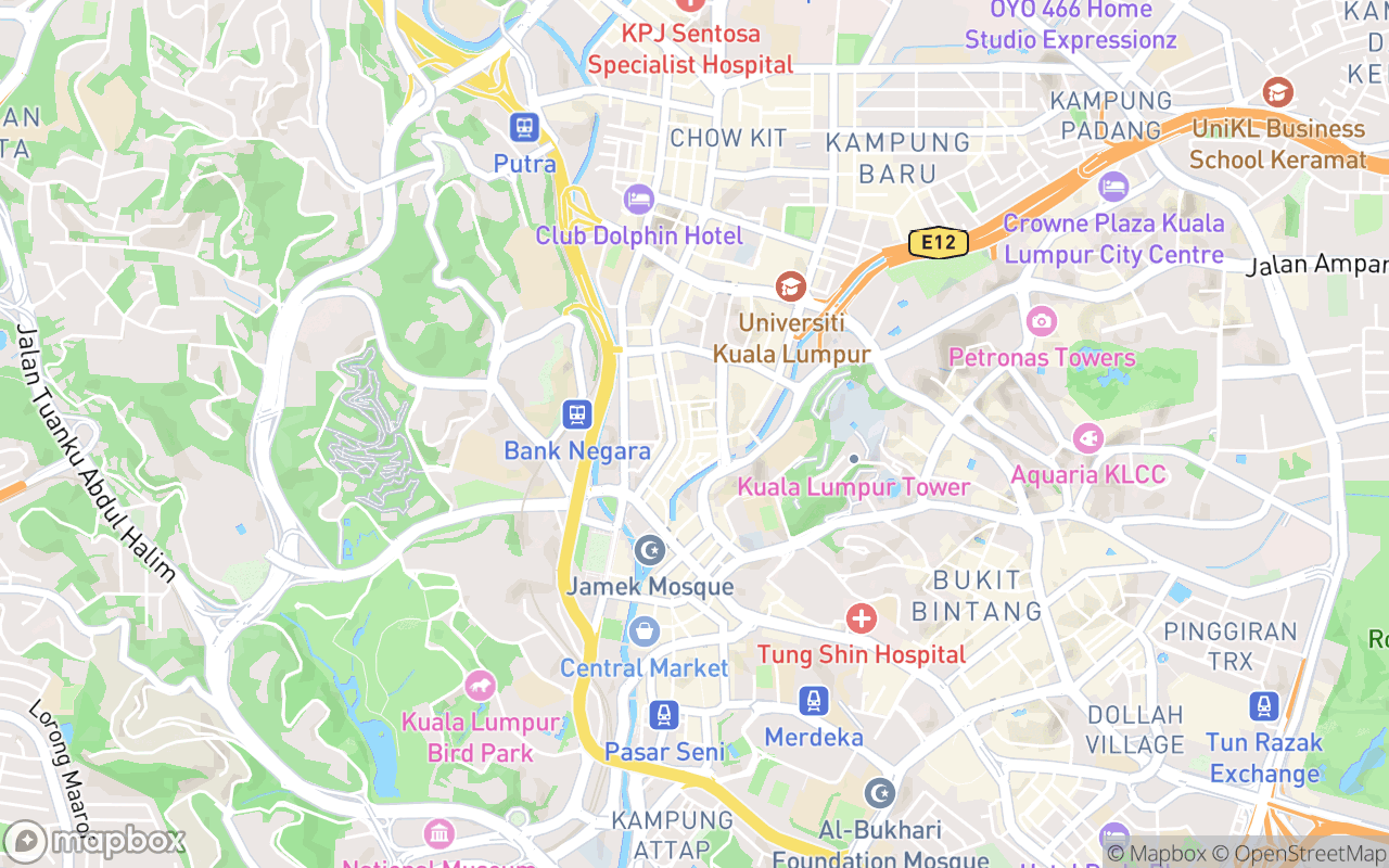 Map showing the location of Hotel WKL