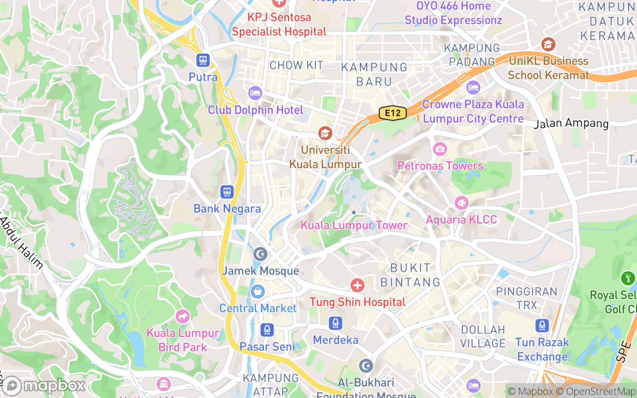 Map showing the location of Santa Grand Signature