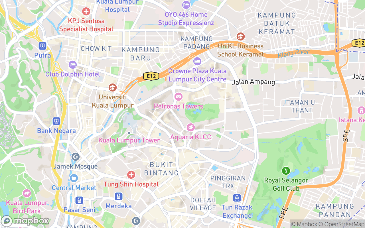 Map showing the location of Kyo KL