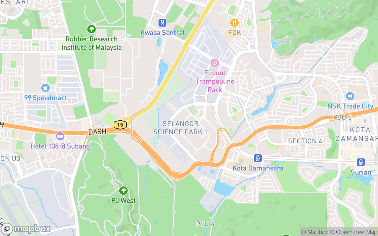 Map showing the location of Chocolate Museum