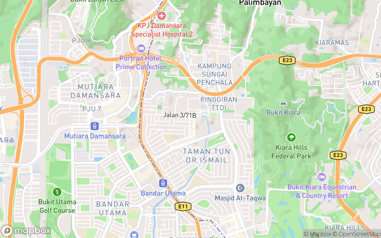 Map showing the location of The Bread Bar