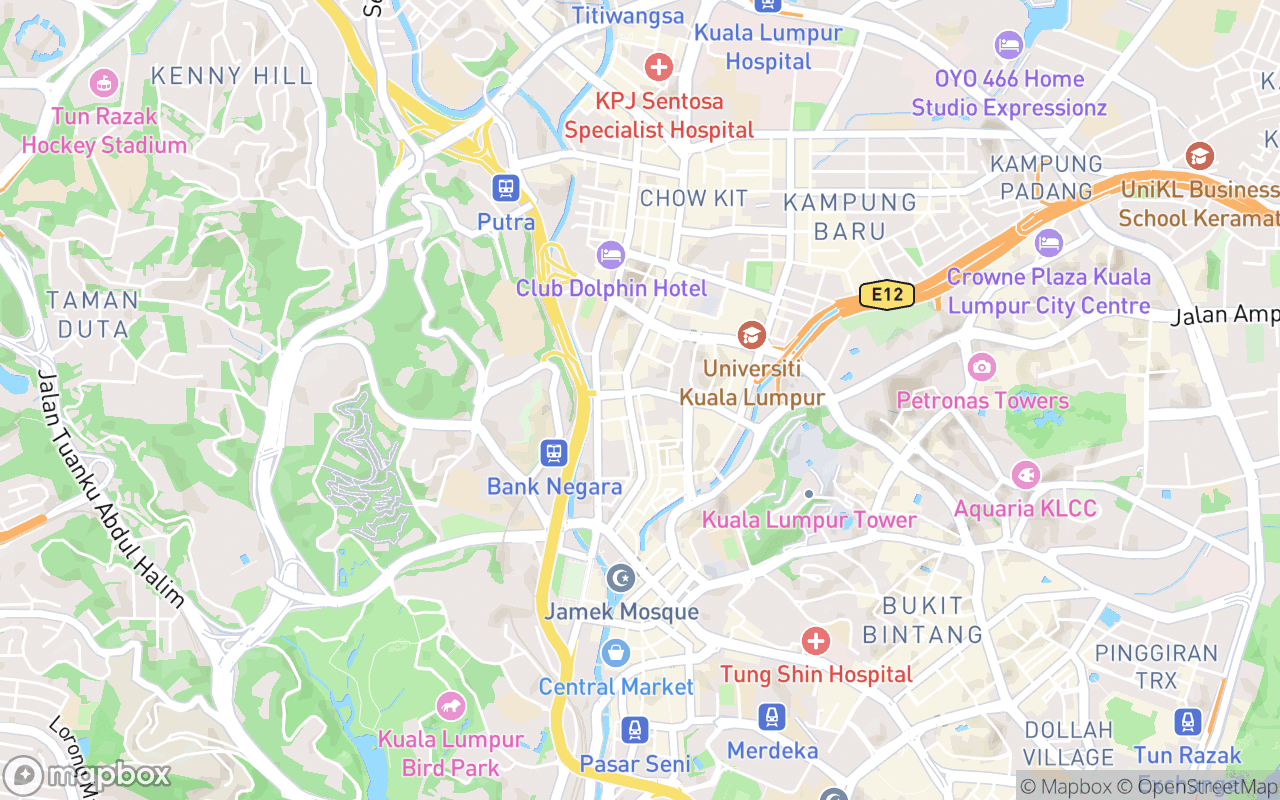 Map showing the location of Campbell Complex Street Mural