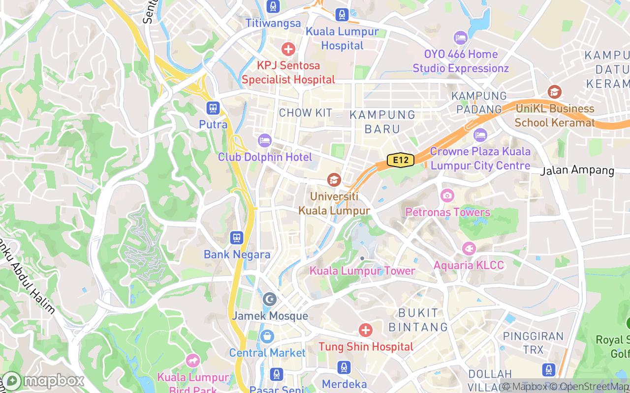 Map showing the location of Cheevit Cheeva at The Row KL