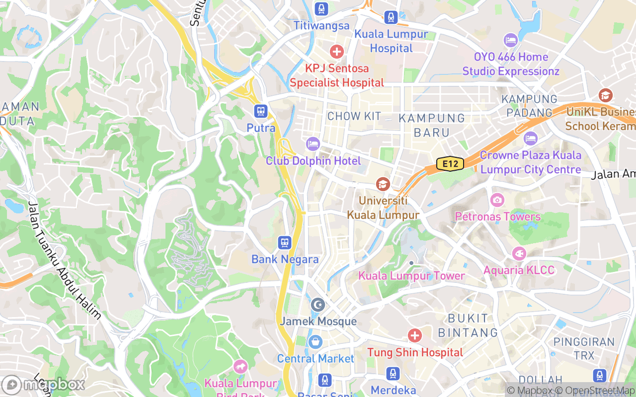 Map showing the location of Premiera Hotel