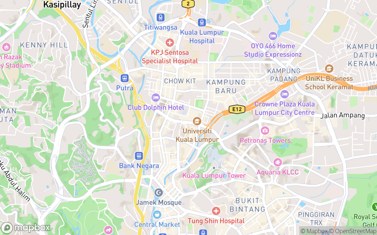 Map showing the location of Quill City Mall