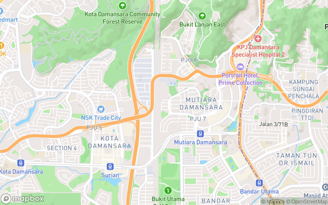 Map showing the location of Ilham Nasi Kukus