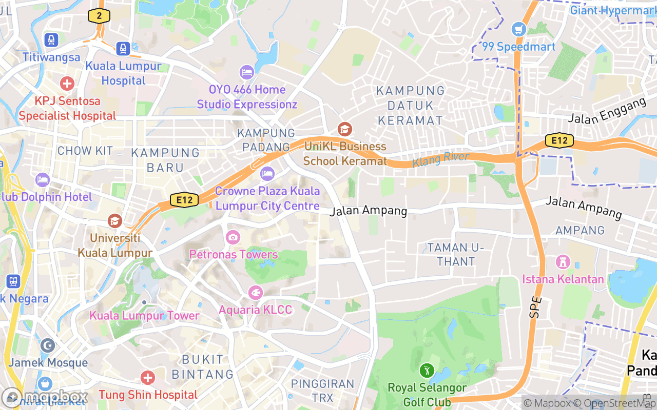 Map showing the location of Urban Skate Plaza by Vans