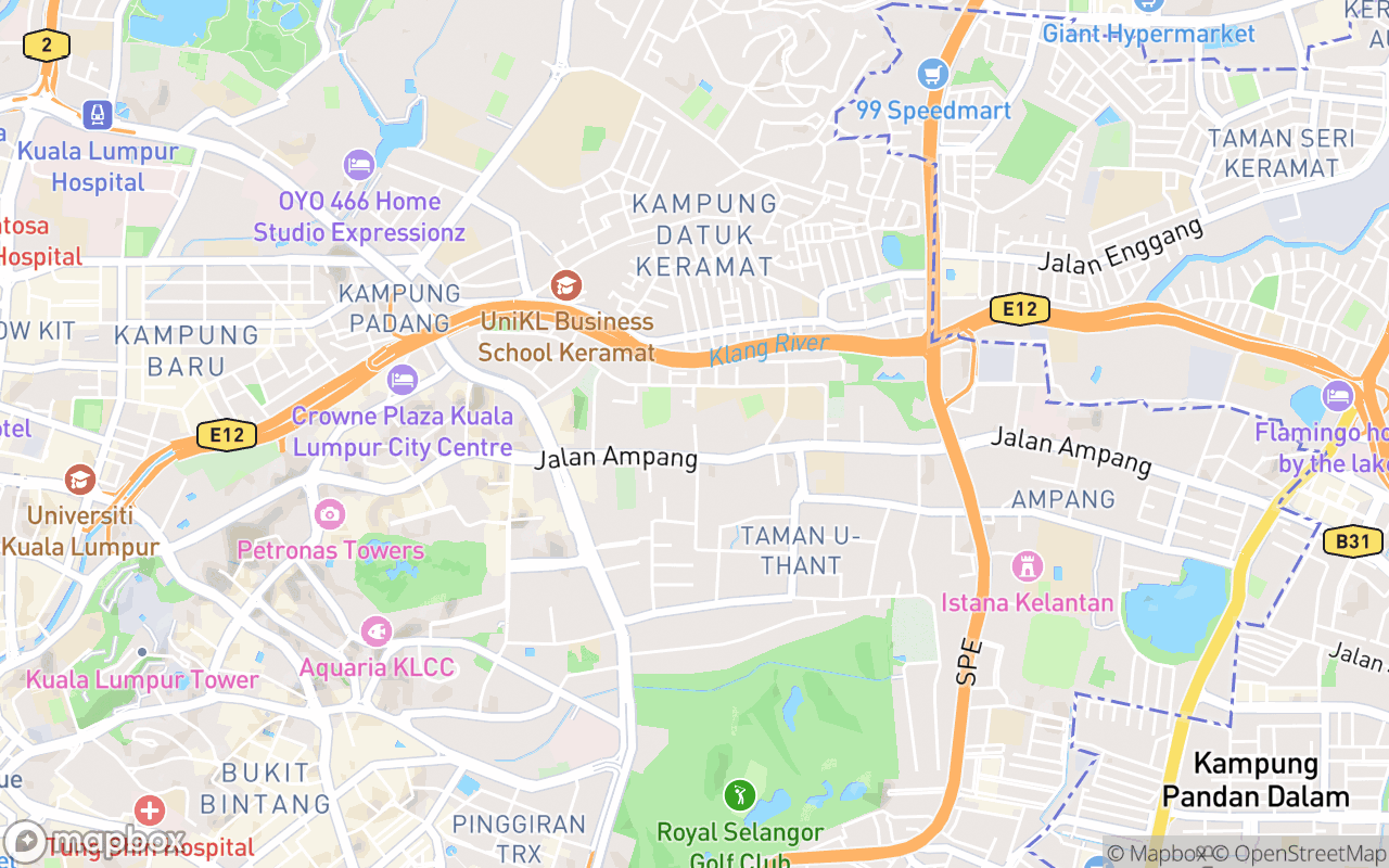 Map showing the location of KLCG Confectionery & Bakery