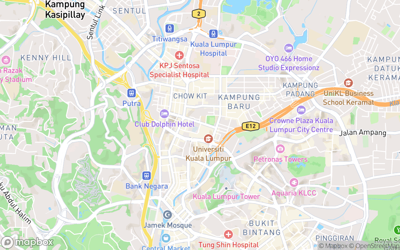 Map showing the location of Selera Ramai Ikan Singgang