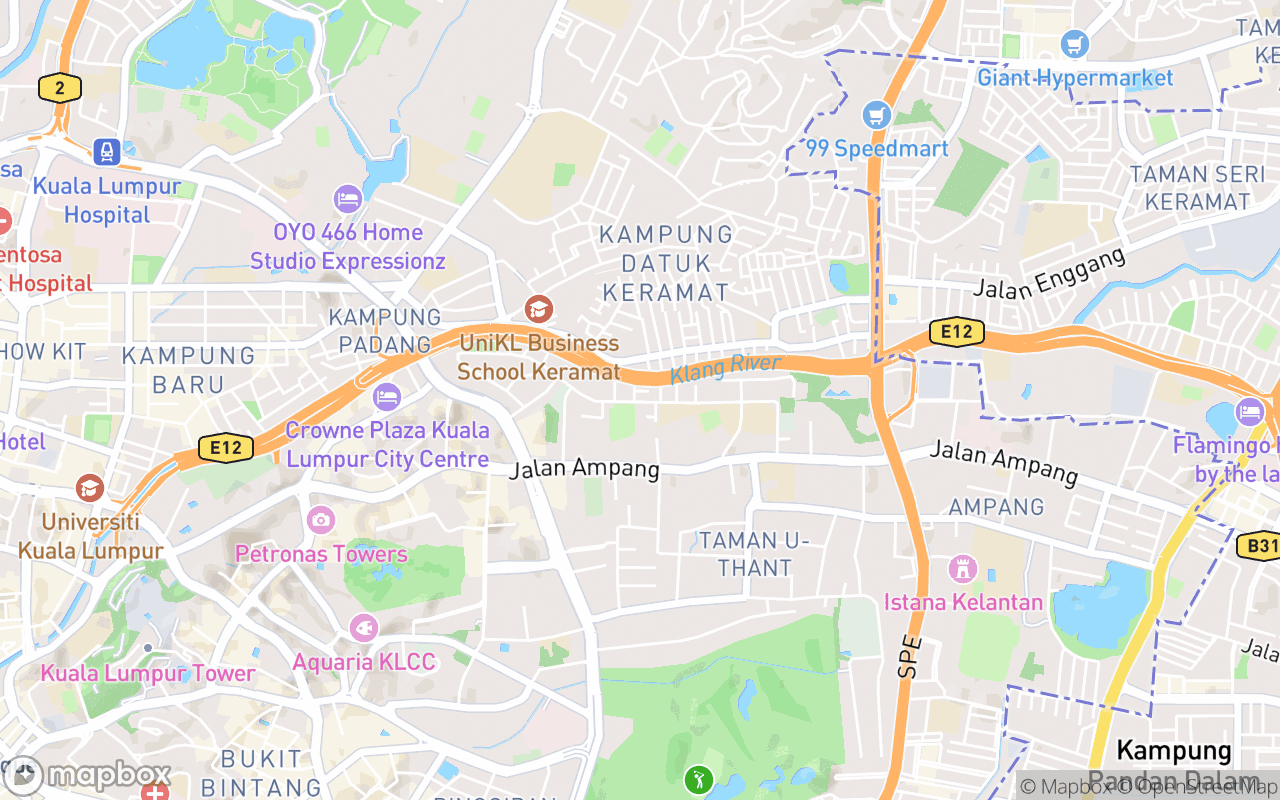 Map showing the location of Roti by d'Tandoor