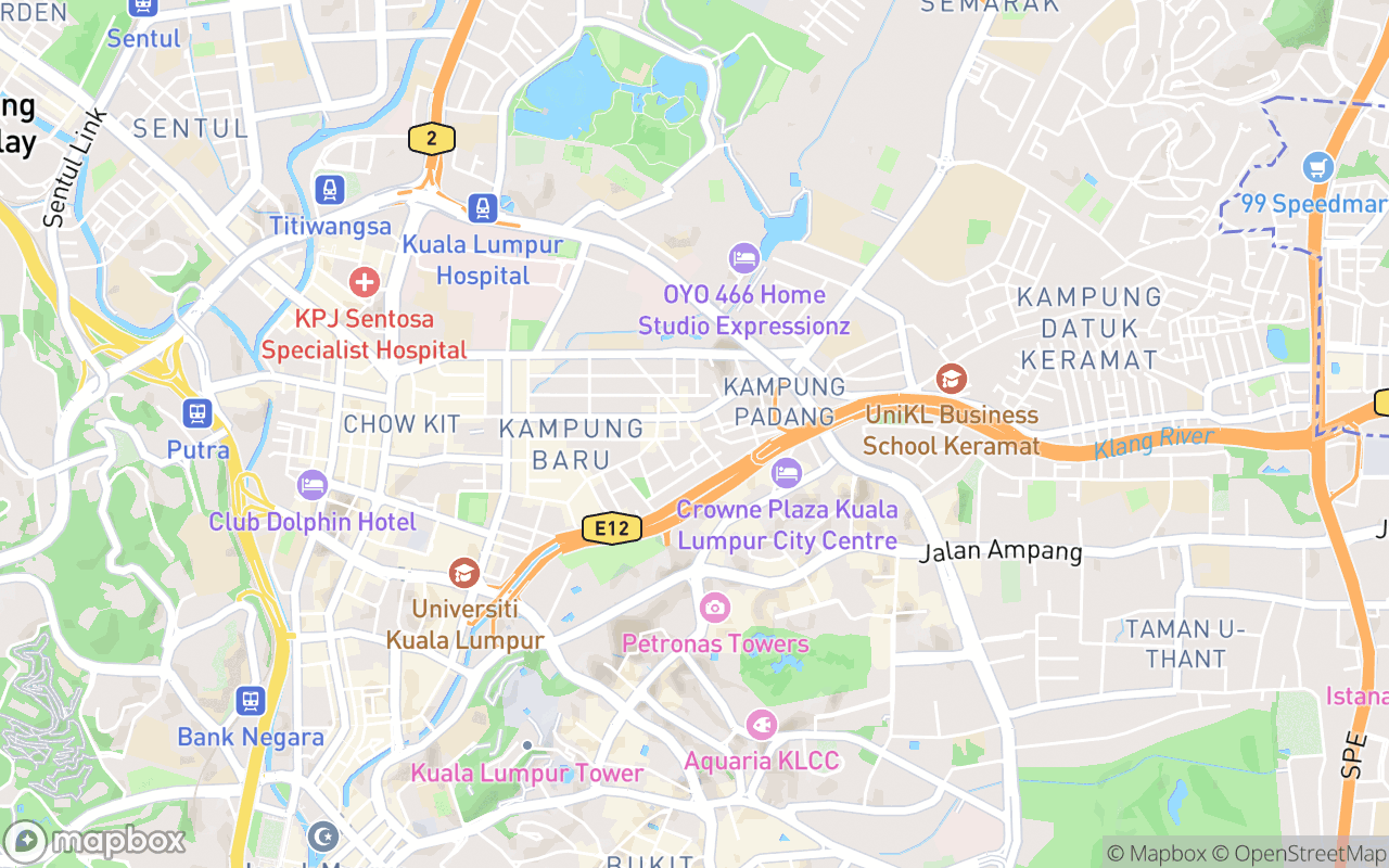 Map showing the location of Nasi Daging Bakar Rusa Menangis
