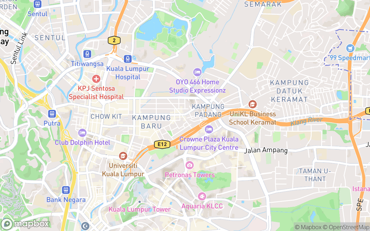 Map showing the location of Seri Tanjak Raja Alang
