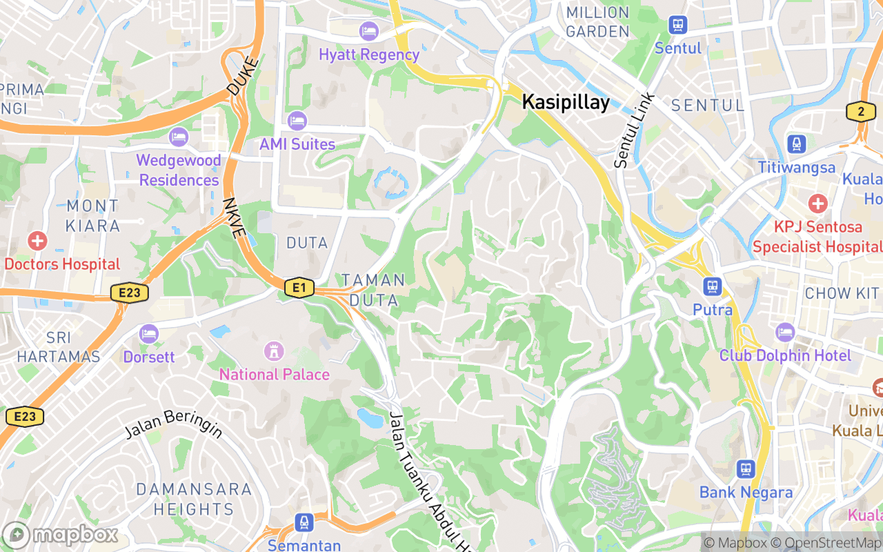 Map showing the location of Masjid Zubedah ISTAC-IIUM
