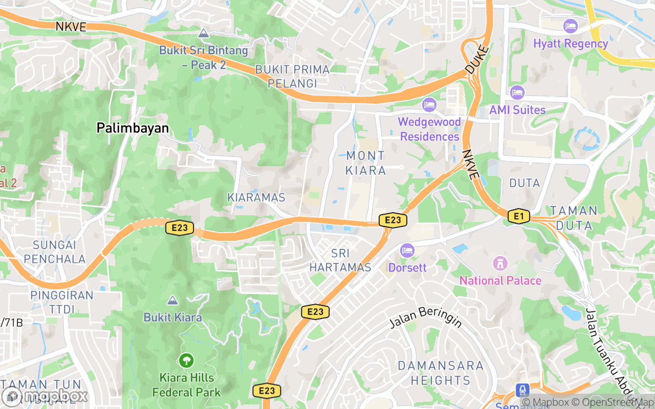 Map showing the location of Kopenhagen Coffee