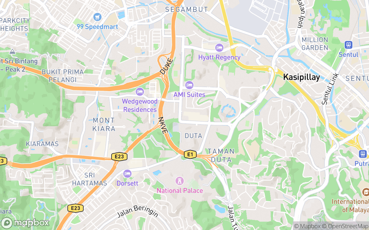Map showing the location of Publika