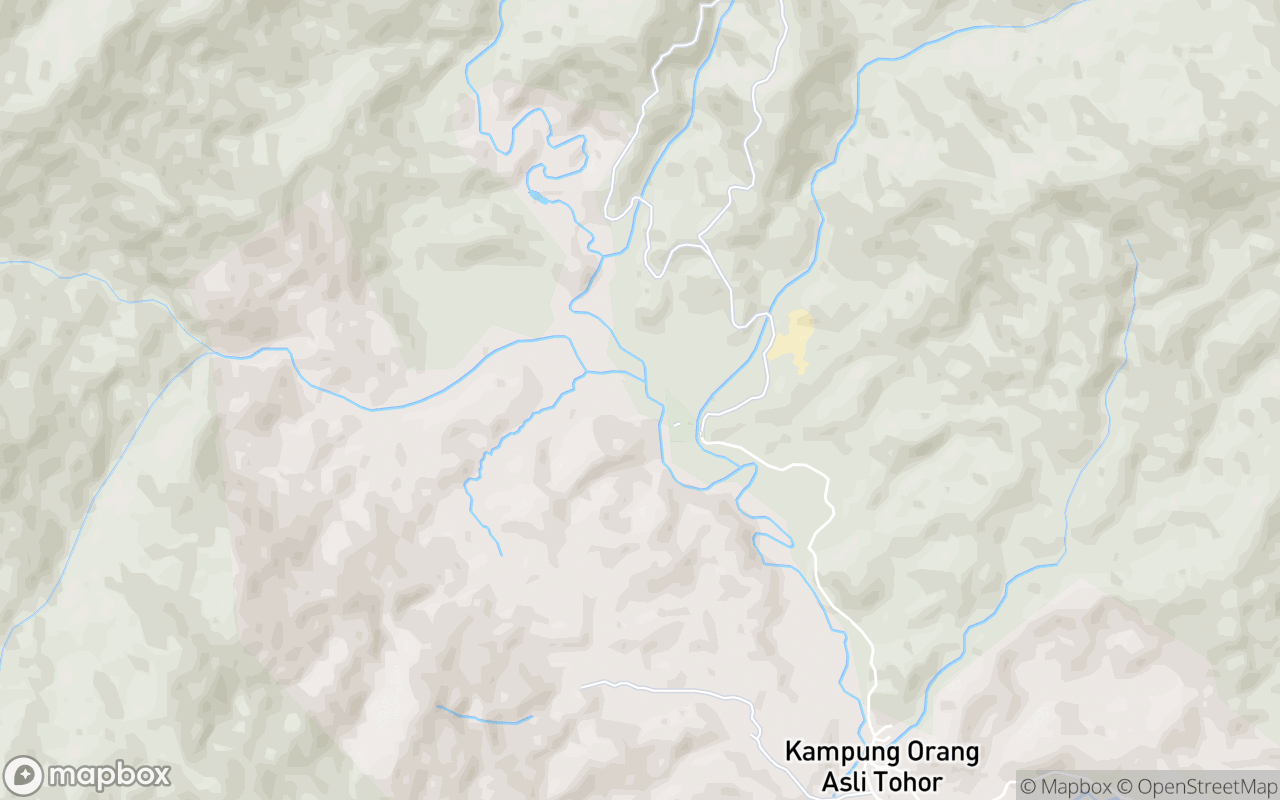Map showing the location of Taman Negeri Kenaboi