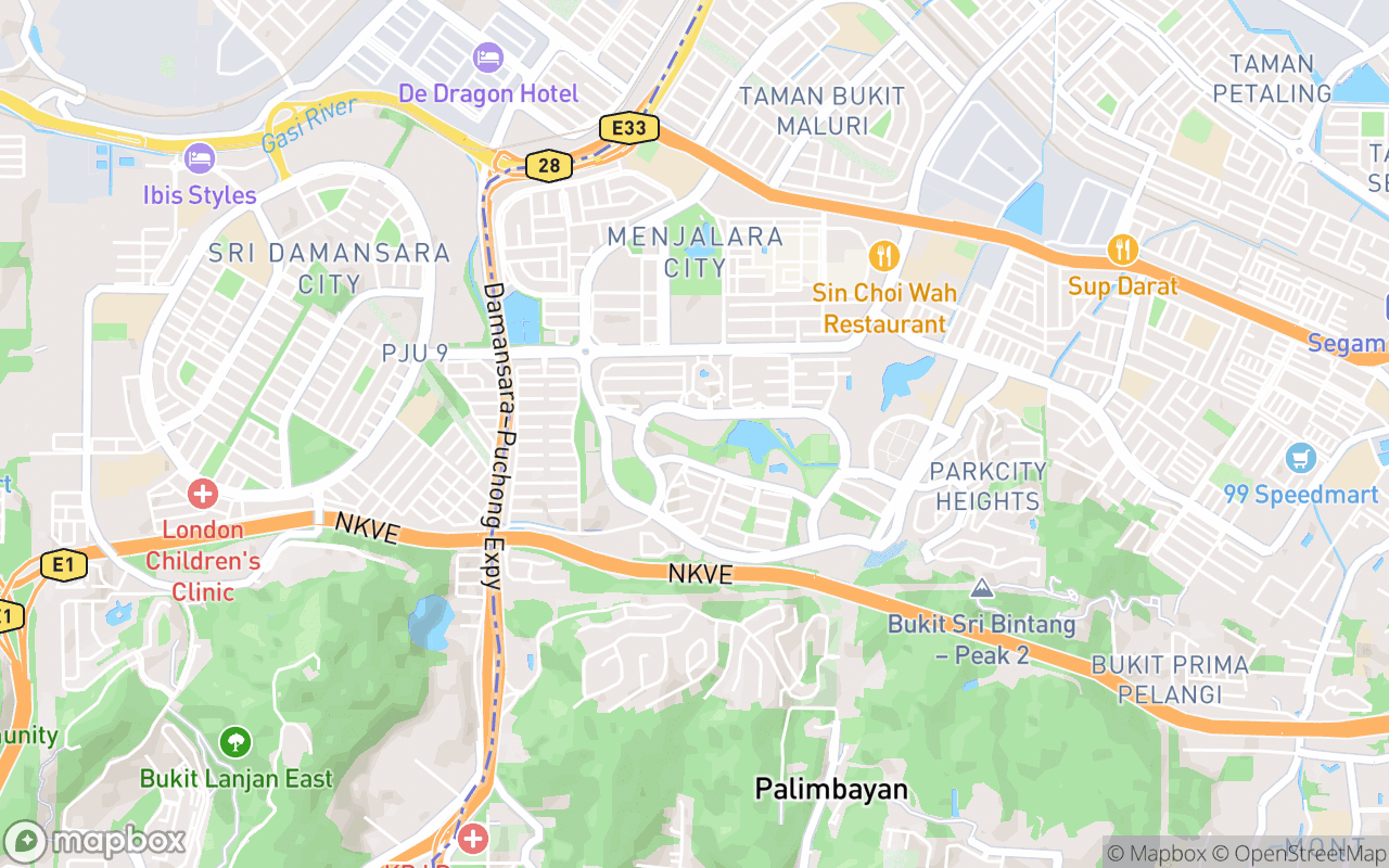 Map showing the location of Whimsical- Artisanal Gelato