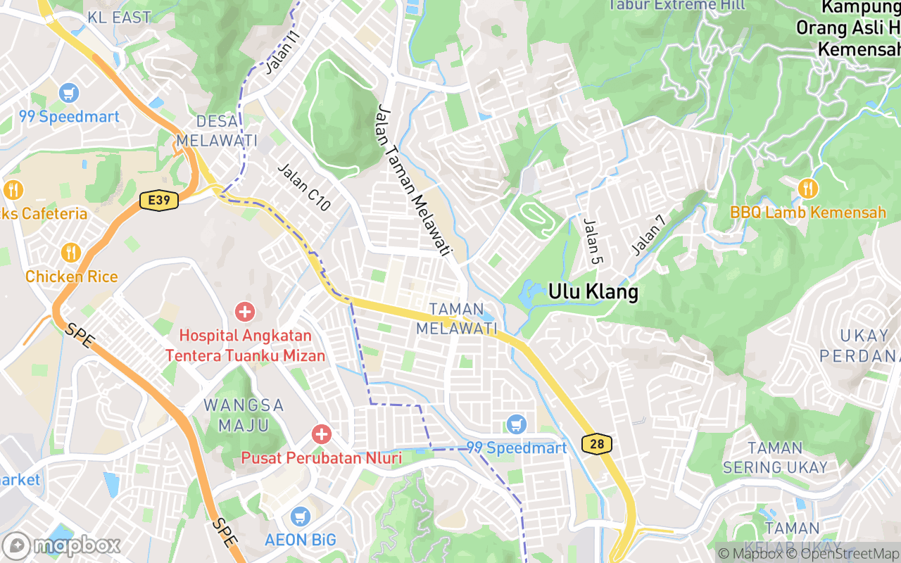 Map location