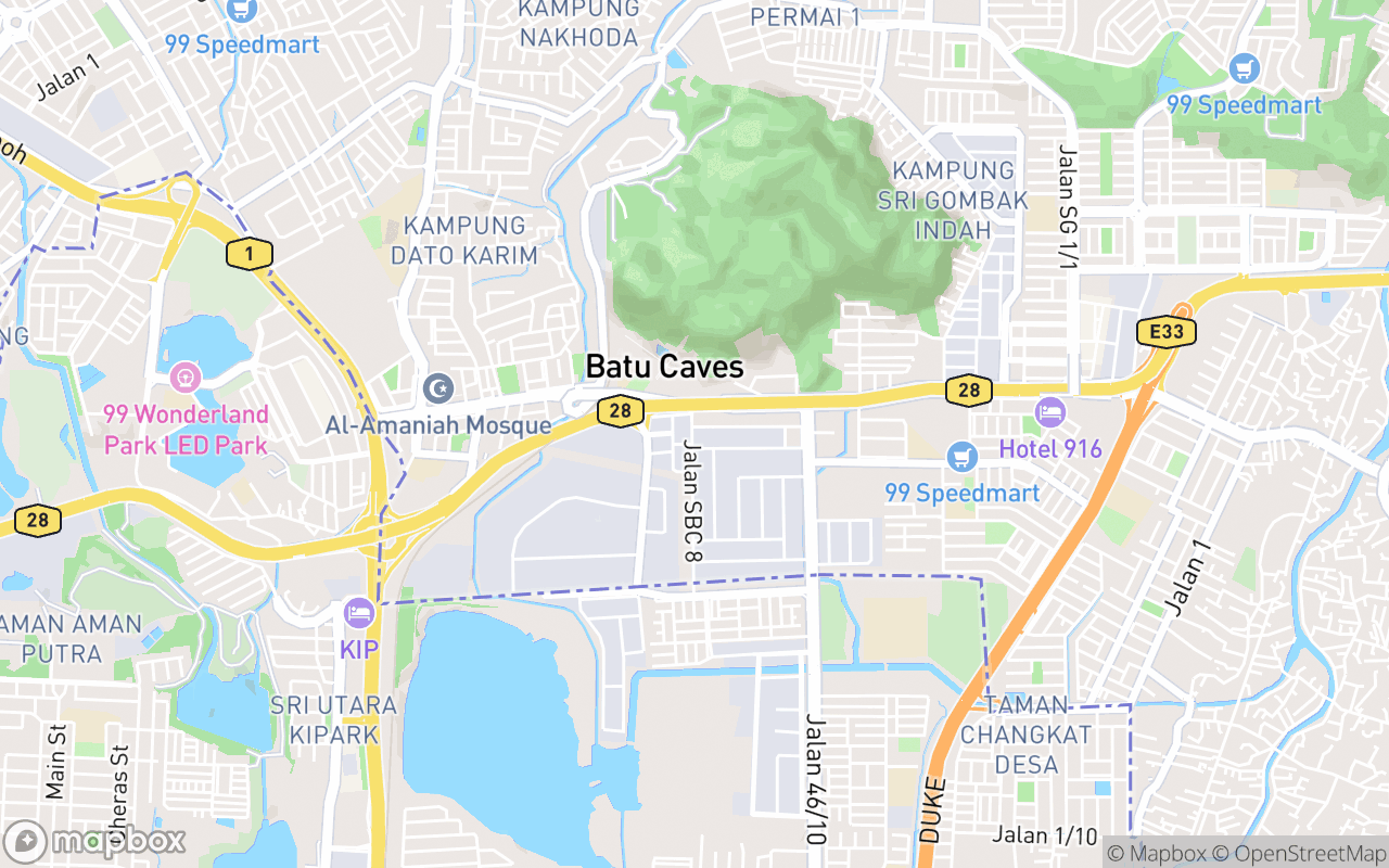 Map showing the location of Geneve Timepiece Sdn. Bhd