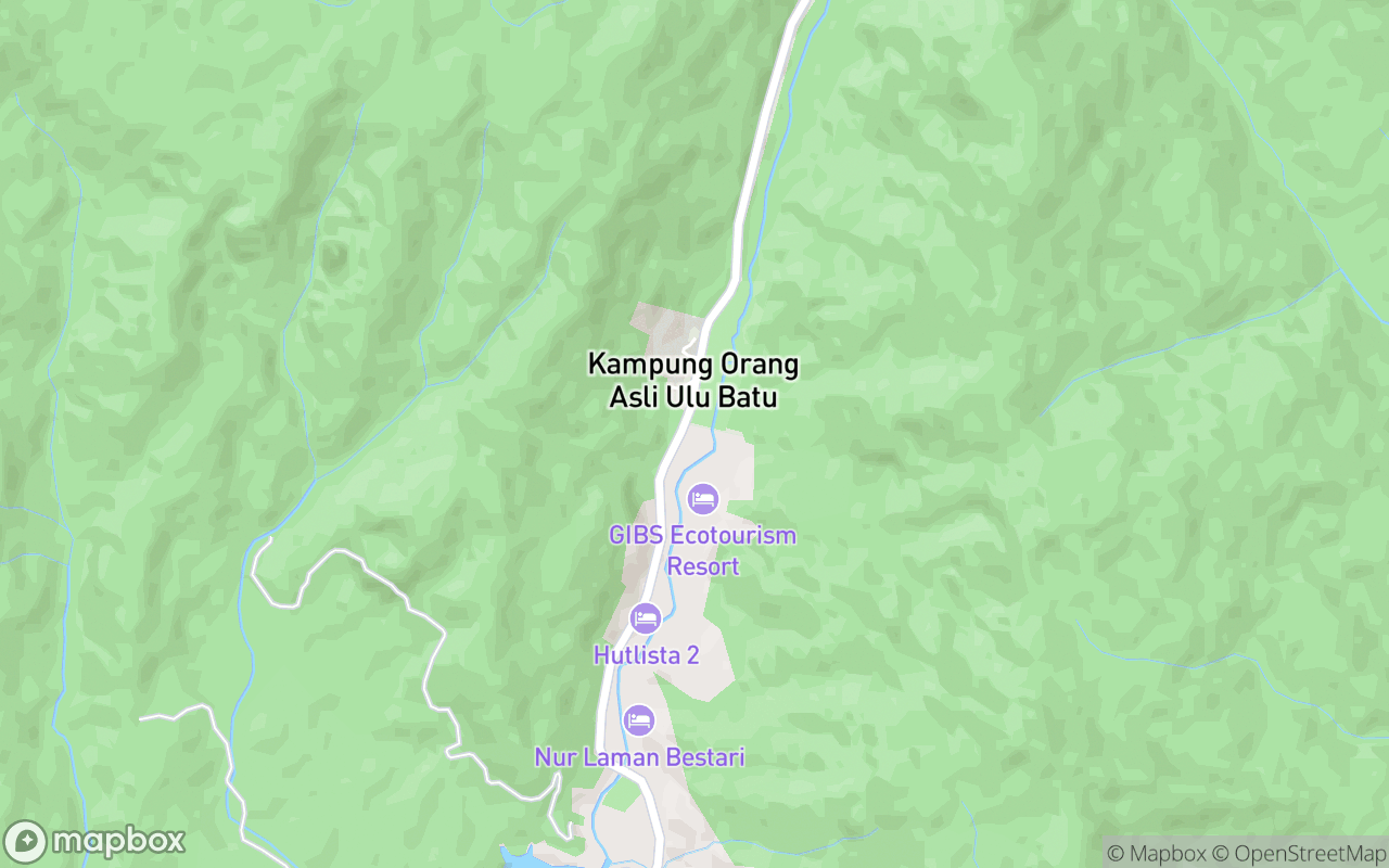 Map showing the location of Taman Warisan Negeri Selangor