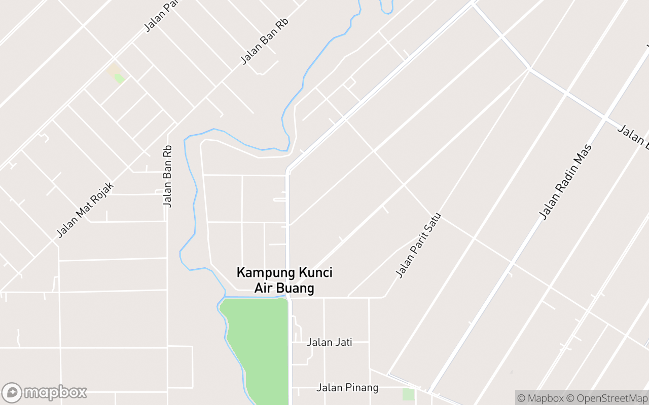 Map showing the location of ATV KAB ( Kunci Air Buang )