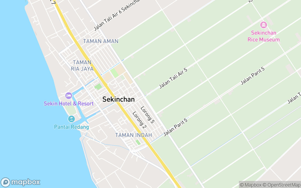 Map showing the location of Ah Ma House