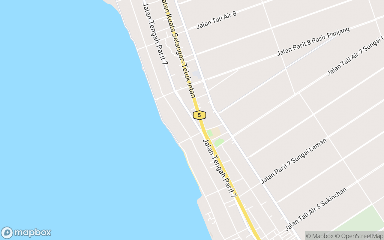 Map showing the location of Warong Amai Mentarang