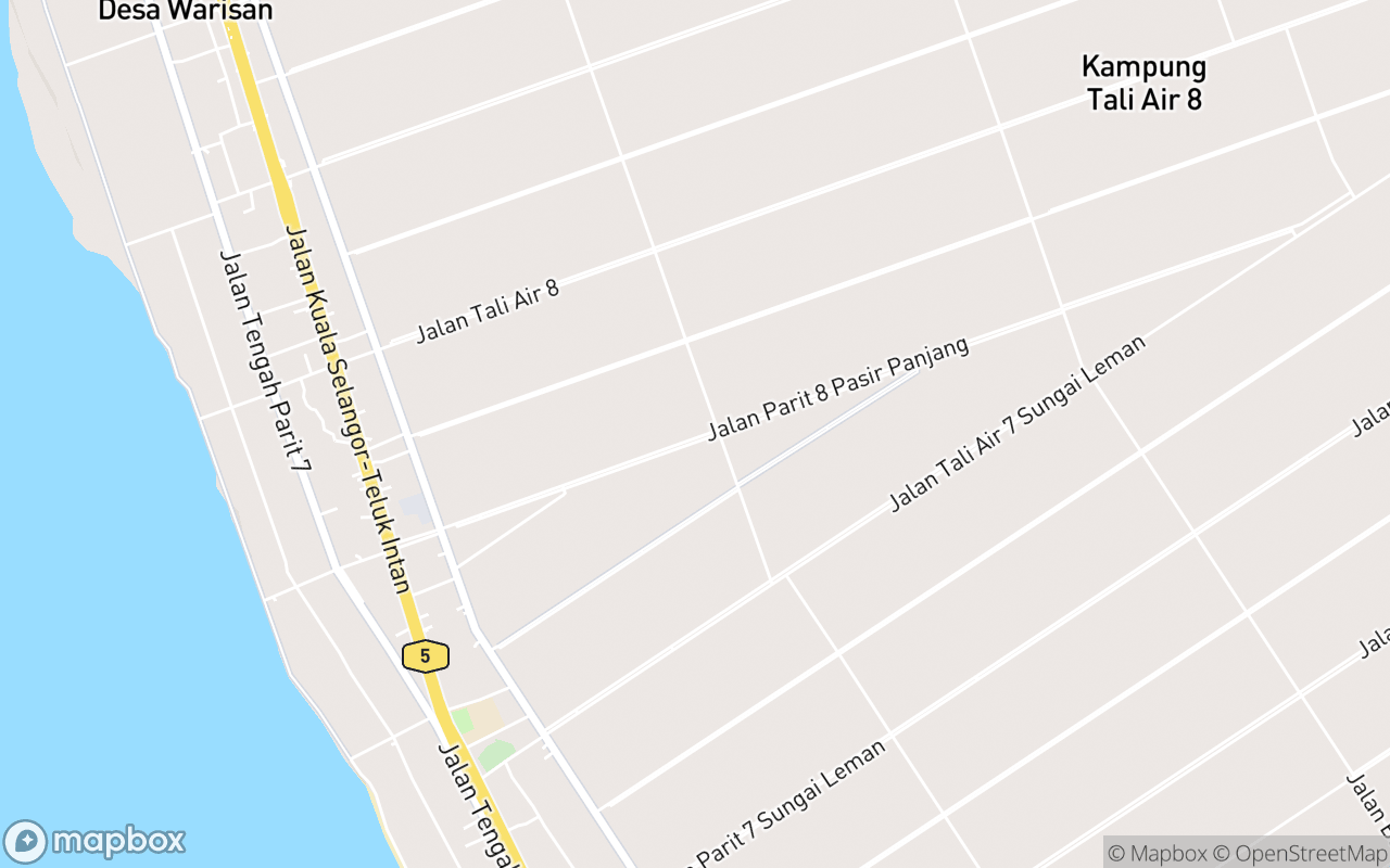 Map showing the location of V'U Coffee