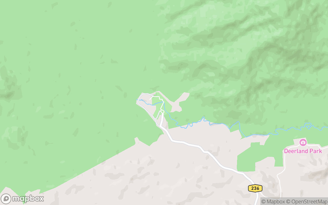 Map showing the location of Kuala Gandah National Elephant Conservation Centre