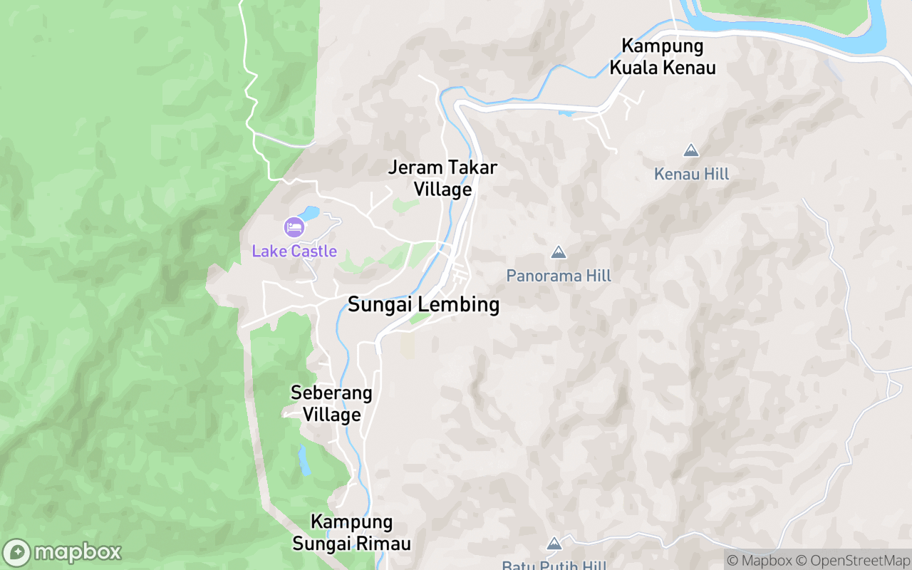 Map showing the location of 3D Gallery Sg Lembing