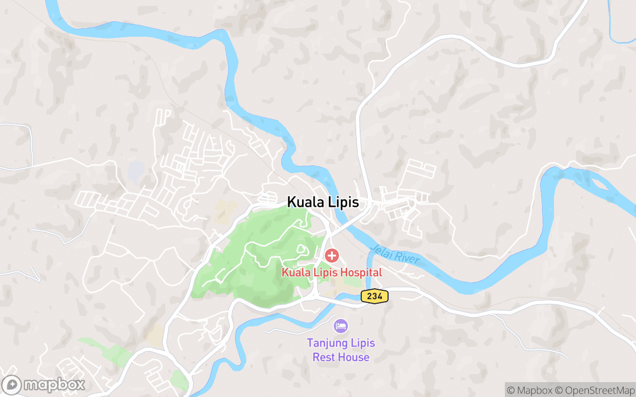 Map showing the location of Kedai Kopi Stesen