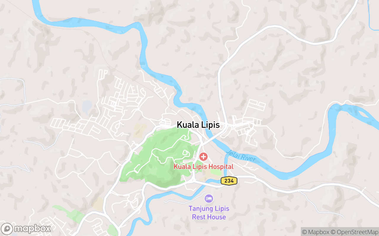 Map showing the location of Cendol Kak Nah Ghafar
