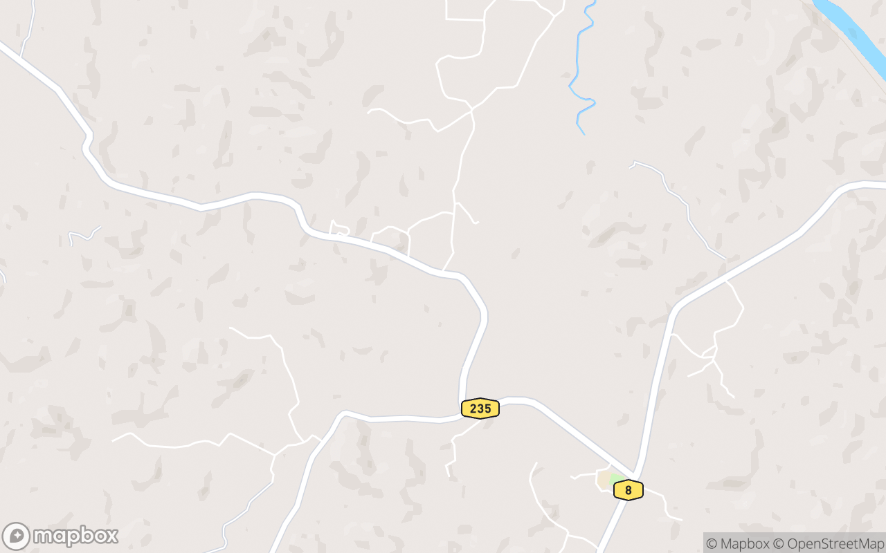 Map showing the location of Kayu Kayan Cafe
