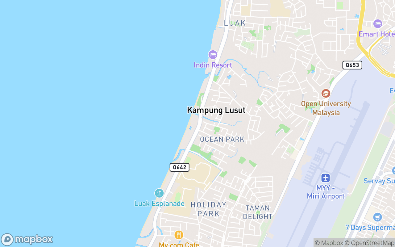 Map showing the location of Beach Republic